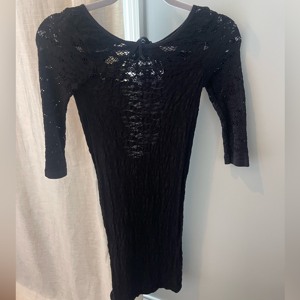 BeBe Mini Dress with Open Back